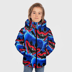 Куртка зимняя для мальчика УЖАСНОЕ ЛИЦО ХАГГИ ВАГГИ, цвет: 3D-светло-серый — фото 2