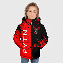 Куртка зимняя для мальчика Payton Moormeie брызги, цвет: 3D-черный — фото 2