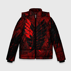 Зимняя куртка для мальчика Атака Титанов Неоновый 2022
