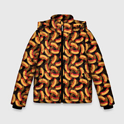 Куртка зимняя для мальчика Хот-Доги Hot Dogs, цвет: 3D-светло-серый
