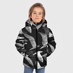 Куртка зимняя для мальчика Стая птиц 01, цвет: 3D-светло-серый — фото 2