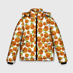 Зимняя куртка для мальчика Мандарины Новый Год 2022