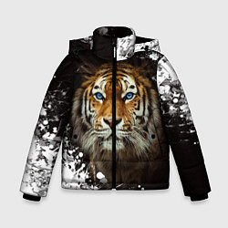 Куртка зимняя для мальчика Год тигра2022, цвет: 3D-красный