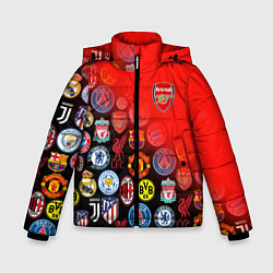 Куртка зимняя для мальчика ARSENAL SPORT BEST FC, цвет: 3D-красный