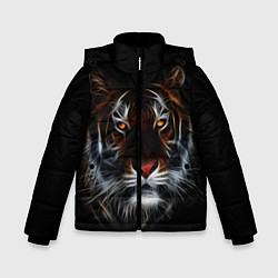 Зимняя куртка для мальчика Тигр в Темноте Глаза Зверя