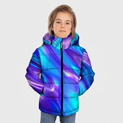 Куртка зимняя для мальчика Neon Holographic, цвет: 3D-светло-серый — фото 2