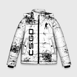 Куртка зимняя для мальчика Кс го : cs go, цвет: 3D-светло-серый