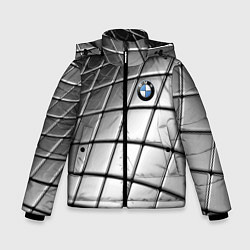 Куртка зимняя для мальчика BMW pattern 2022, цвет: 3D-черный