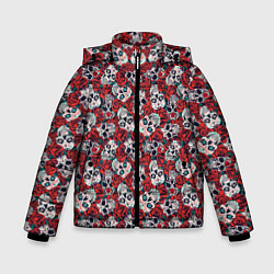 Зимняя куртка для мальчика Skulls & roses
