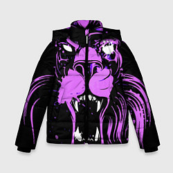 Куртка зимняя для мальчика Neon pink lion, цвет: 3D-красный