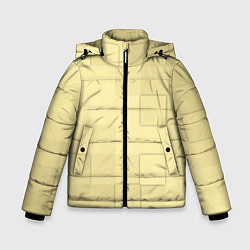 Зимняя куртка для мальчика Золотые квадраты