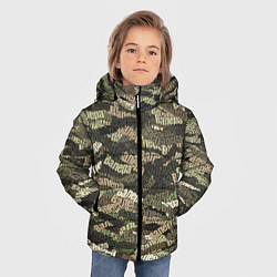 Куртка зимняя для мальчика Именной камуфляж Валера, цвет: 3D-красный — фото 2