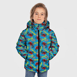 Куртка зимняя для мальчика Racing гонки, цвет: 3D-красный — фото 2