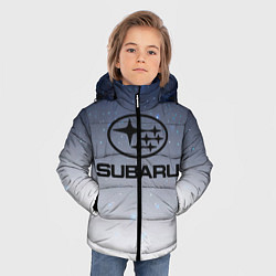 Куртка зимняя для мальчика SUBARU авто, супер, цвет: 3D-светло-серый — фото 2