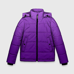 Зимняя куртка для мальчика Красивый фиолетовый градиент