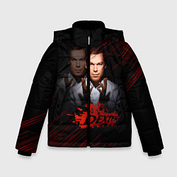 Куртка зимняя для мальчика Декстер Новая Кровь Класс, супер сериал, цвет: 3D-красный
