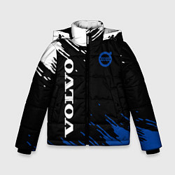 Куртка зимняя для мальчика Volvo - Texture, цвет: 3D-черный