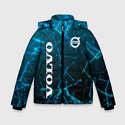 Куртка зимняя для мальчика Volvo Geometry, цвет: 3D-светло-серый