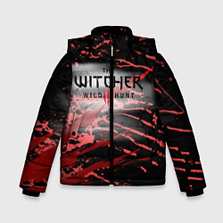 Куртка зимняя для мальчика The Witcher СУПЕР ИГРА ДЛЯ ГЕЙМЕРОВ, цвет: 3D-светло-серый