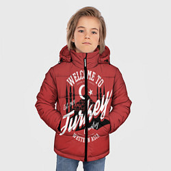 Куртка зимняя для мальчика Турция - Turkey, цвет: 3D-светло-серый — фото 2