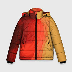 Куртка зимняя для мальчика Имитация песка, цвет: 3D-красный