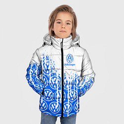 Куртка зимняя для мальчика Volkswagen vw фольксваген, цвет: 3D-светло-серый — фото 2