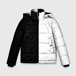 Зимняя куртка для мальчика Black and white чб