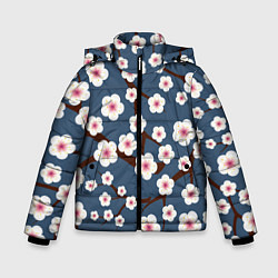 Зимняя куртка для мальчика Цветущее дерево