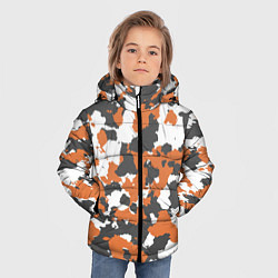 Куртка зимняя для мальчика Orange Camo, цвет: 3D-красный — фото 2