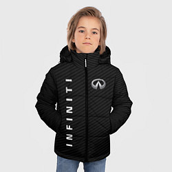 Куртка зимняя для мальчика Infinity карбон, цвет: 3D-светло-серый — фото 2