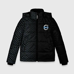 Куртка зимняя для мальчика VOLVO MINI LOGO, цвет: 3D-черный
