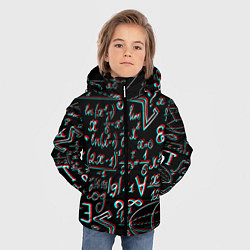 Куртка зимняя для мальчика ФОРМУЛЫ ГЛИТЧ GLITCH, цвет: 3D-черный — фото 2