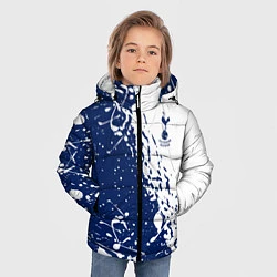 Куртка зимняя для мальчика Тоттенхэм Хотспур брызги, цвет: 3D-черный — фото 2