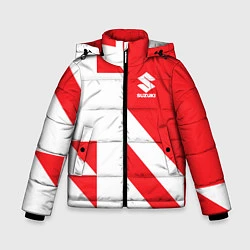 Куртка зимняя для мальчика SUZUKI autosport, цвет: 3D-черный
