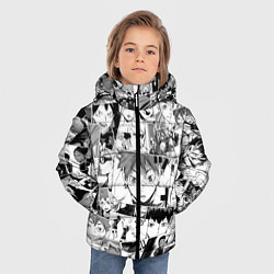 Куртка зимняя для мальчика Волейбол!! pattern, цвет: 3D-черный — фото 2