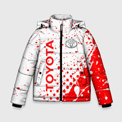 Зимняя куртка для мальчика Toyota брызги