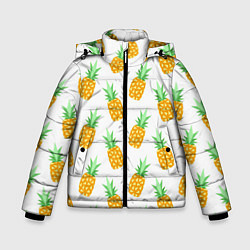 Зимняя куртка для мальчика Поле ананасов