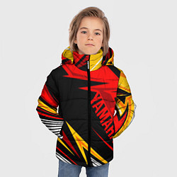 Куртка зимняя для мальчика YAMAHA SPORT RED, цвет: 3D-черный — фото 2