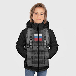 Куртка зимняя для мальчика Бронежилет армии России, цвет: 3D-черный — фото 2
