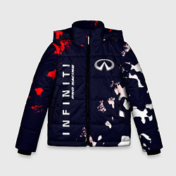 Куртка зимняя для мальчика ИНФИНИТИ Pro Racing Милитари, цвет: 3D-черный