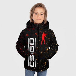 Куртка зимняя для мальчика КС ГО Краска, цвет: 3D-черный — фото 2
