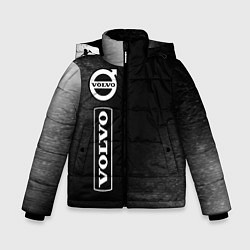 Куртка зимняя для мальчика VOLVO Графика Вертикально, цвет: 3D-черный
