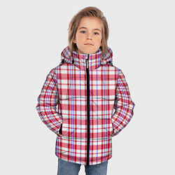 Куртка зимняя для мальчика Клетчатая сумка челночника паттерн Дань 90-ым, цвет: 3D-черный — фото 2