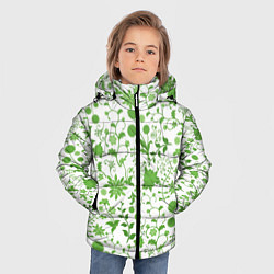 Куртка зимняя для мальчика Зелёное поле, цвет: 3D-светло-серый — фото 2