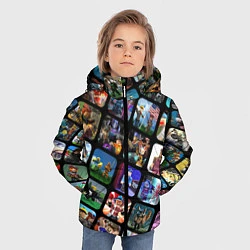 Куртка зимняя для мальчика ROBLOX СЮЖЕТЫ, цвет: 3D-черный — фото 2