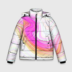 Зимняя куртка для мальчика Abstract gradient lines