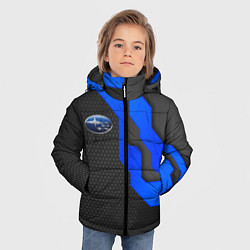 Куртка зимняя для мальчика SUBARU - СУБАРУ ТЕХНОЛОГИЧЕСКАЯ БРОНЯ, цвет: 3D-черный — фото 2