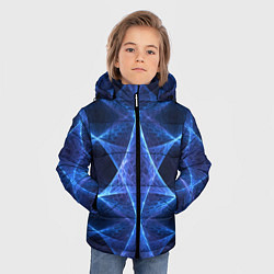 Куртка зимняя для мальчика Объёмный геометрический паттерн Volumetric geometr, цвет: 3D-красный — фото 2