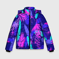 Куртка зимняя для мальчика ЯРКИЕ ТЕКСТУРНЫЕ ЦВЕТЫ, цвет: 3D-светло-серый
