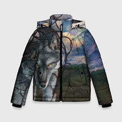 Куртка зимняя для мальчика IN COLD wolf without logo, цвет: 3D-светло-серый